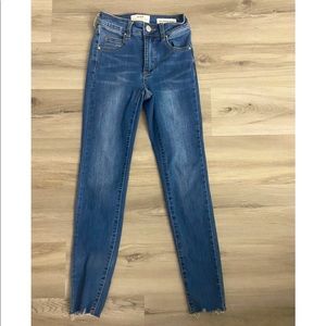 Mid cropped skinny jeans